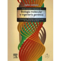 Herráez: Texto ilustrado e interactivo de biología molecular e ingeniería genética 9788480866477