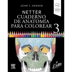 NETTER: CUADERNO DE ANATOMIA PARA COLOREAR 2ED 9788491134015